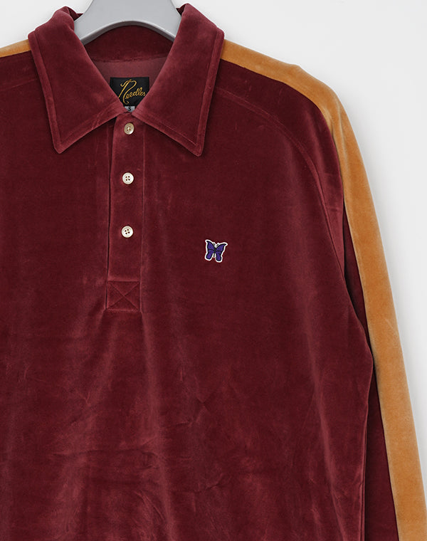 NEEDLES ニードルズ｜Side Line Pullover Shirt - C/PE Velour｜GEA