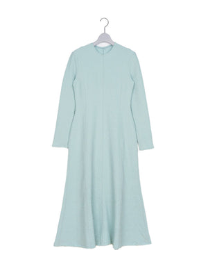 Shirring Jersey Jacquard Dress / 303165252002 – satoseni online