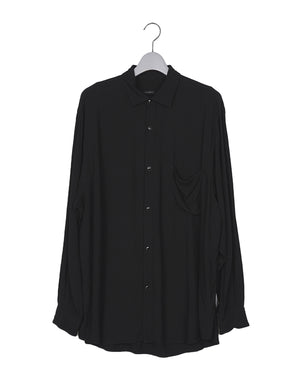 美品✨サイズ1 19ssコモリシャツ ショートスリーブ 黒タグ 限定 黒 COMOLI コモリ｜ レーヨン コモリシャツ D01-02003｜GEA – satoseni