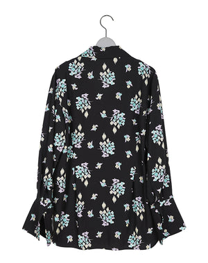 Mame Kurogouchi マメ クロゴウチ｜Floral Motif Printed Shirt MM26SS