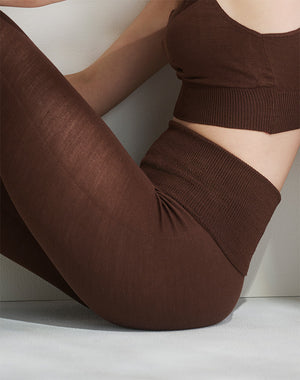 NWQL ヌークル｜Wool Knit leggings long / BET26804WA｜GEA