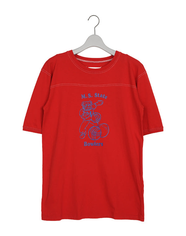 メゾン・マルジェラ　トップス（54サイズ、赤） 中古・古着通販】Maison Margiela (メゾンマルジェラ) ラウンドネック