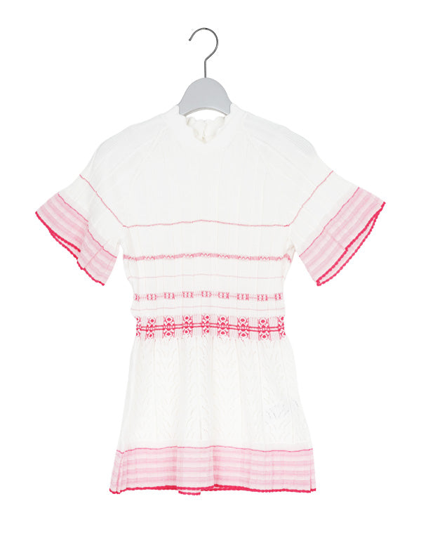 Mame Kurogouchi マメ クロゴウチ｜Lamp Shaped Knit Top MM26SS-KN067