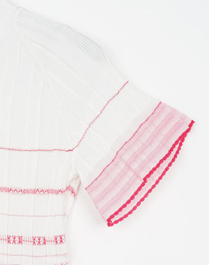 Mame Kurogouchi マメ クロゴウチ｜Lamp Shaped Knit Top MM26SS-KN067