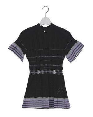 Mame Kurogouchi マメ クロゴウチ｜Lamp Shaped Knit Top MM26SS-KN067