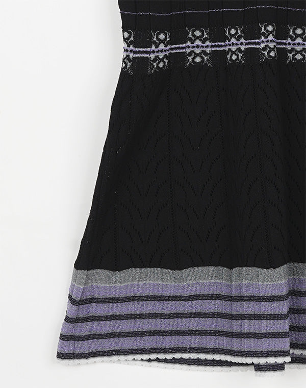 Mame Kurogouchi マメ クロゴウチ｜Lamp Shaped Knit Top MM26SS-KN067
