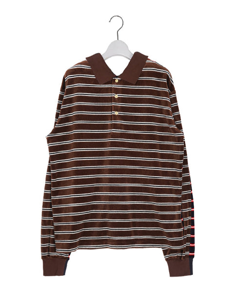 INSCRIRE / Velvet Border W Polo Shirt / I26AW-BC13 – satoseni