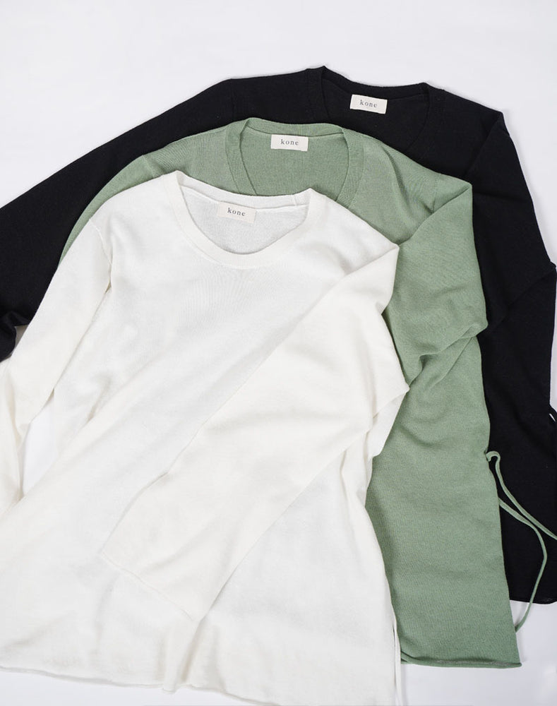 
                  
                    Load image into Gallery viewer, 【SALE】kone - washi knit pullover / NJJT004W
                  
                