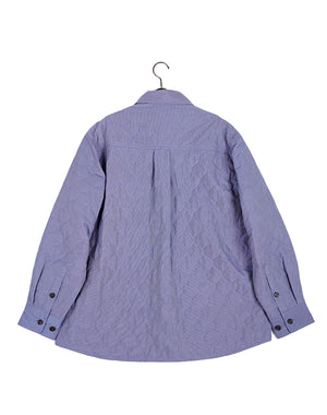 
                  
                    Load image into Gallery viewer, 【SALE】Sheer Quilting Shirt Jacket / 313333231001
                  
                
