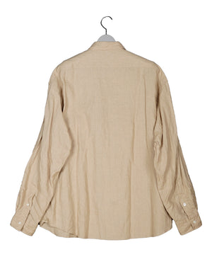 
                  
                    Load image into Gallery viewer, PC-016-1853 / ROLL UP LINEN SHIRT (FRENCH LINEN) / 311861221001
                  
                
