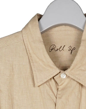 
                  
                    Load image into Gallery viewer, ROLL UP LINEN SHIRT (FRENCH LINEN) / 311861221001
                  
                