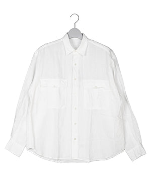 
                  
                    Load image into Gallery viewer, ROLL UP LINEN SHIRT (FRENCH LINEN) / 311861221001
                  
                