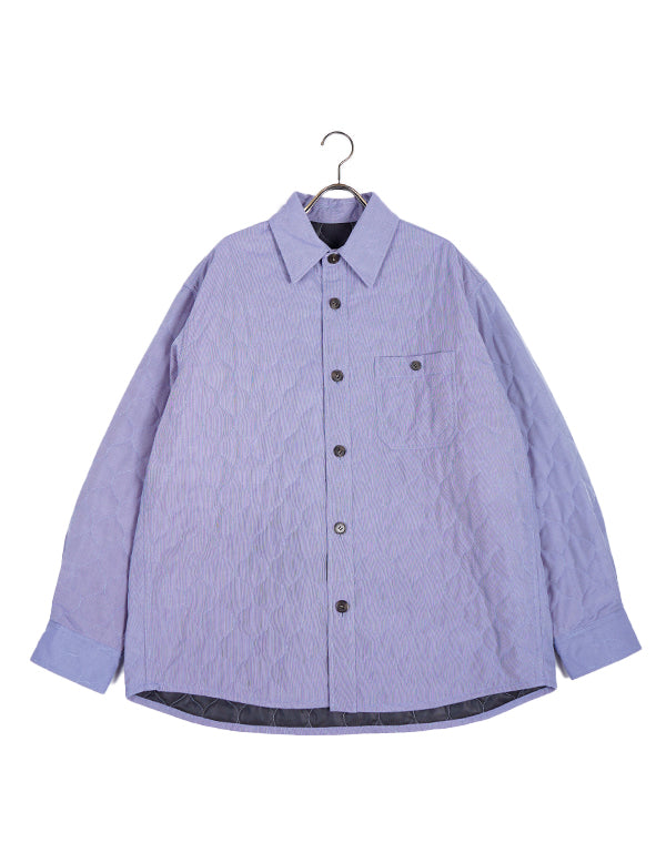 【SALE】Sheer Quilting Shirt Jacket / 313333231001