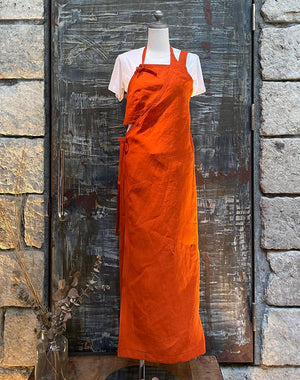 
                  
                    Load image into Gallery viewer, 【SALE】LINEN APRON COMBINATION / 303340221001
                  
                