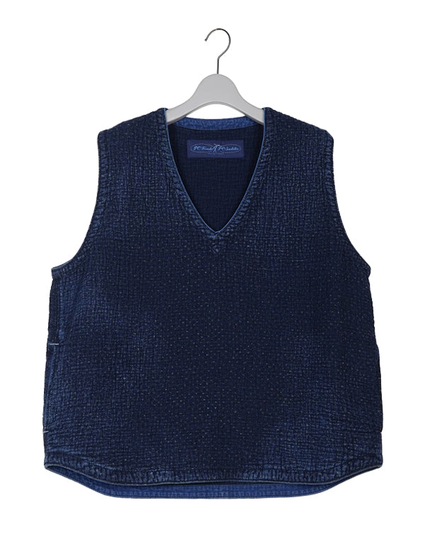 
                  
                    Load image into Gallery viewer, NEW SASHIKO PULLOVER VEST
                  
                
