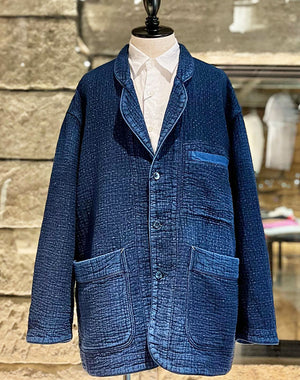 
                  
                    Load image into Gallery viewer, NEW SASHIKO TAILORED JACKET / 313861231001
                  
                