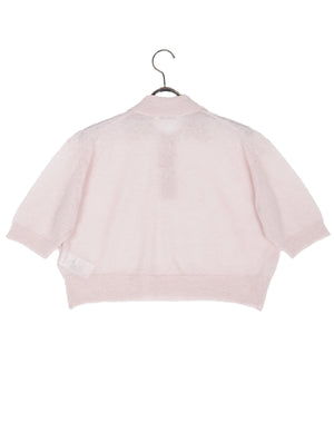 
                  
                    Load image into Gallery viewer, KID MOHAIR SHEER KNIT SHORT POLO
                  
                