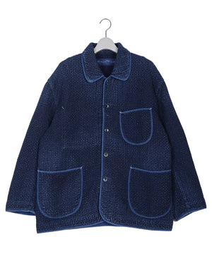 
                  
                    Load image into Gallery viewer, NEW SASHIKO FRENCH JACKET / 313861231002
                  
                