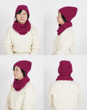 
                  
                    Load image into Gallery viewer, Cashmere Knit muffler / BAA19405UA
                  
                