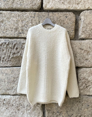 
                  
                    Load image into Gallery viewer, 【SALE】A22AP02SR / MILLED WOOL MOAL KNIT BIG P/O / 301178222002
                  
                