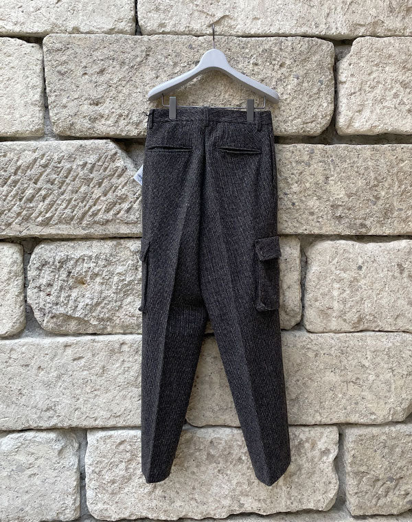 
                  
                    Load image into Gallery viewer, 【SALE】A22AP03DT / WOOL HAIRLINE LIGHT TWEED CARGO PANTS / 315178222001
                  
                