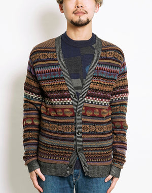 
                  
                    Load image into Gallery viewer, Colourful Mix jacquard Cardigan2022 / BBF21602UA
                  
                