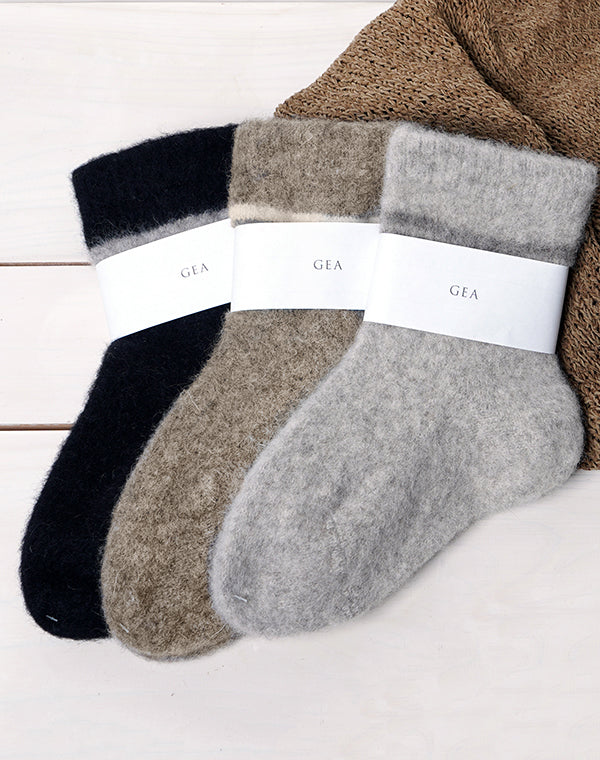 woolen room socks - ウール100％ ルームソックス / 900406213001