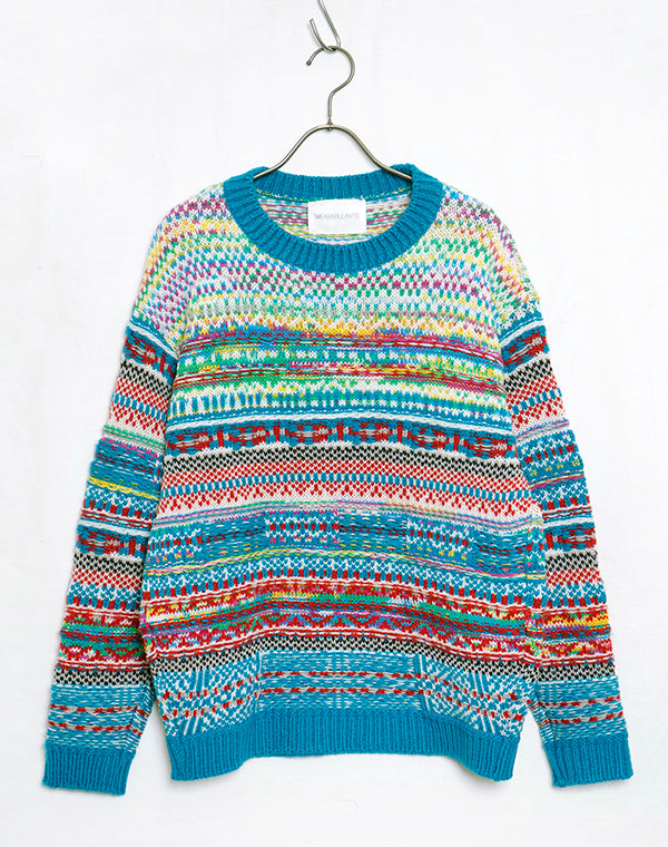
                  
                    Load image into Gallery viewer, Fancy Jacquard Pullover / BBF21607UA
                  
                