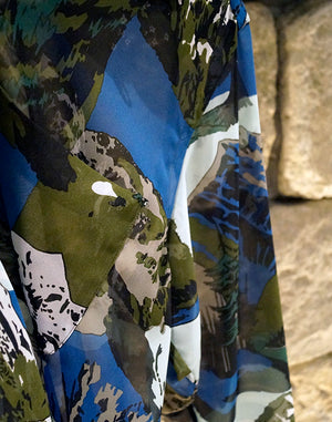 
                  
                    Load image into Gallery viewer, 【SALE】Chiffon LAND SCAPE Shirt / 311846222004
                  
                