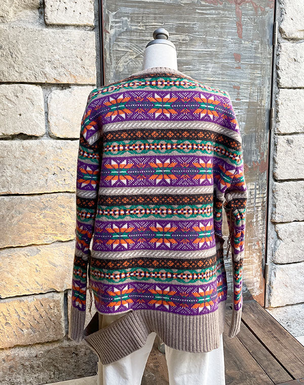 
                  
                    Load image into Gallery viewer, 【SALE】I22AW-K6 / Fair Isle Crash Sweater / 301342222001
                  
                