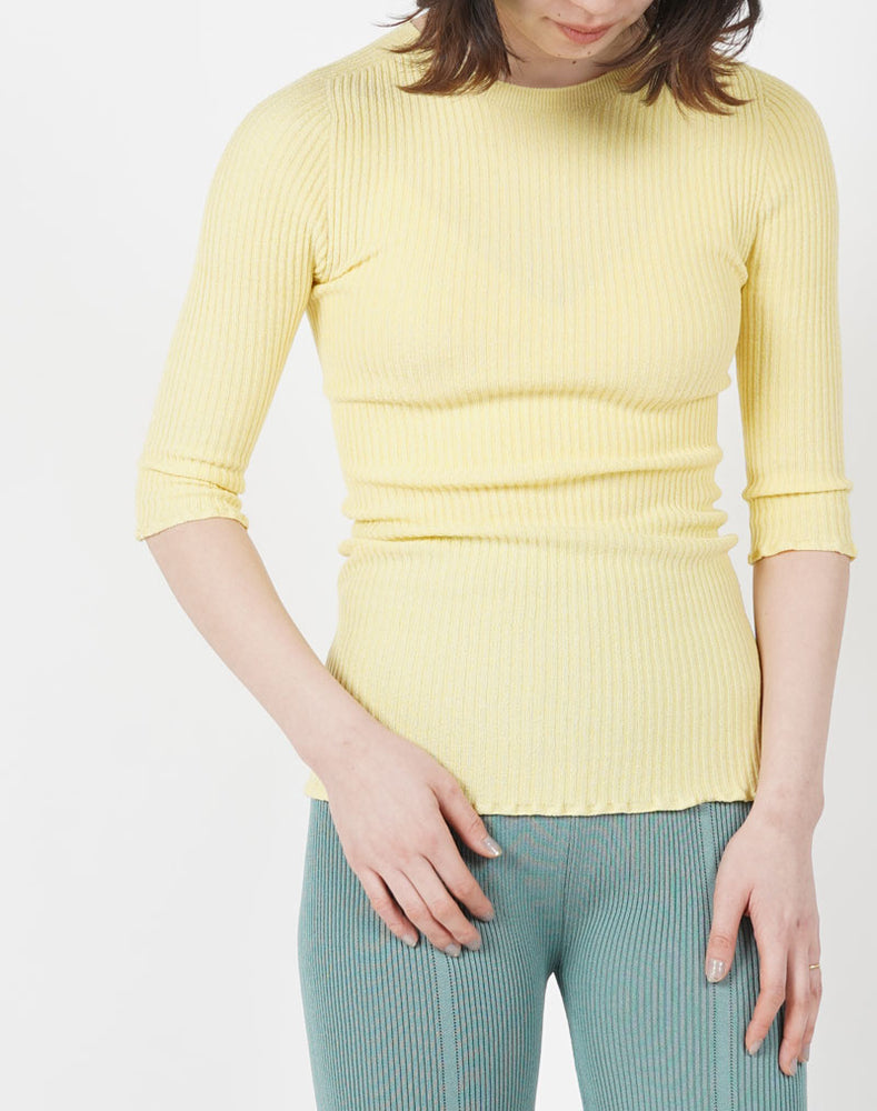 
                  
                    Load image into Gallery viewer, 【SALE】kone - silk rib knit / NJJT006W
                  
                