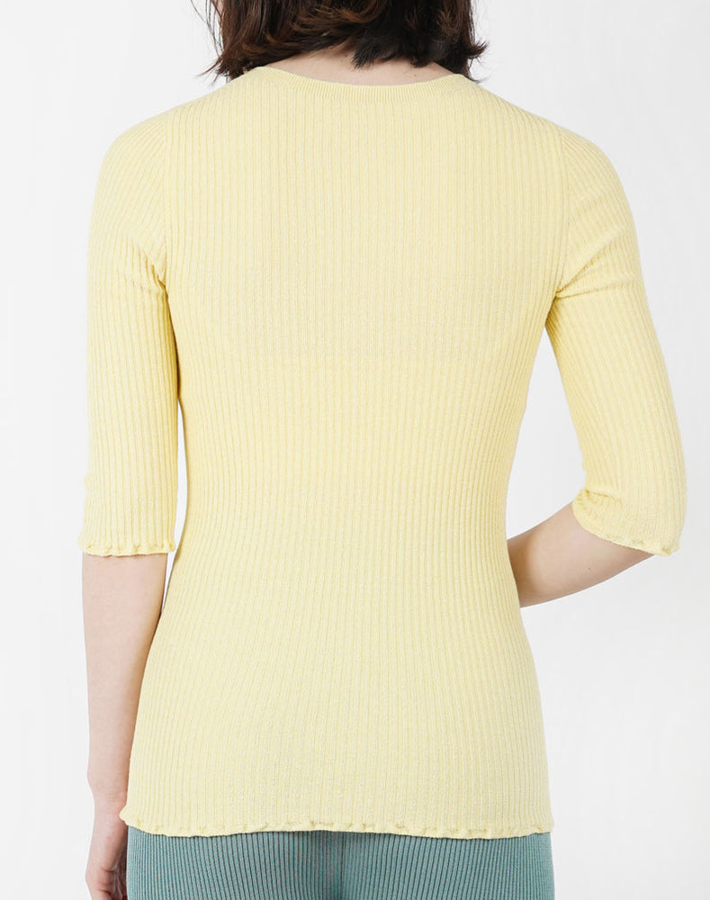 
                  
                    Load image into Gallery viewer, 【SALE】kone - silk rib knit / NJJT006W
                  
                