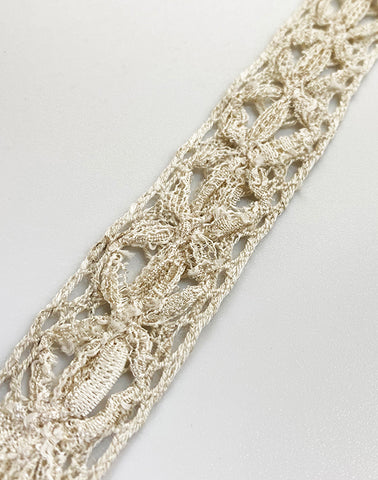 27-05 / コード刺繍テープレース / 2.4cm / RZ-00015N