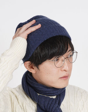 
                  
                    Load image into Gallery viewer, Cashmere Knit cap / BAA19404UA
                  
                