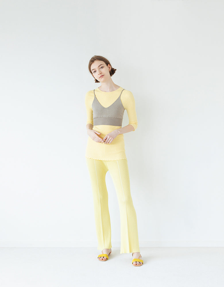 
                  
                    Load image into Gallery viewer, 【SALE】kone - silk rib knit / NJJT006W
                  
                