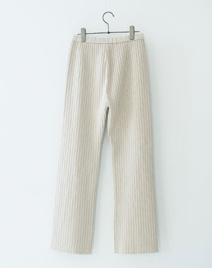 
                  
                    Load image into Gallery viewer, 【予約受付終了】Center Slit Rib Pants / BBA18452LE
                  
                